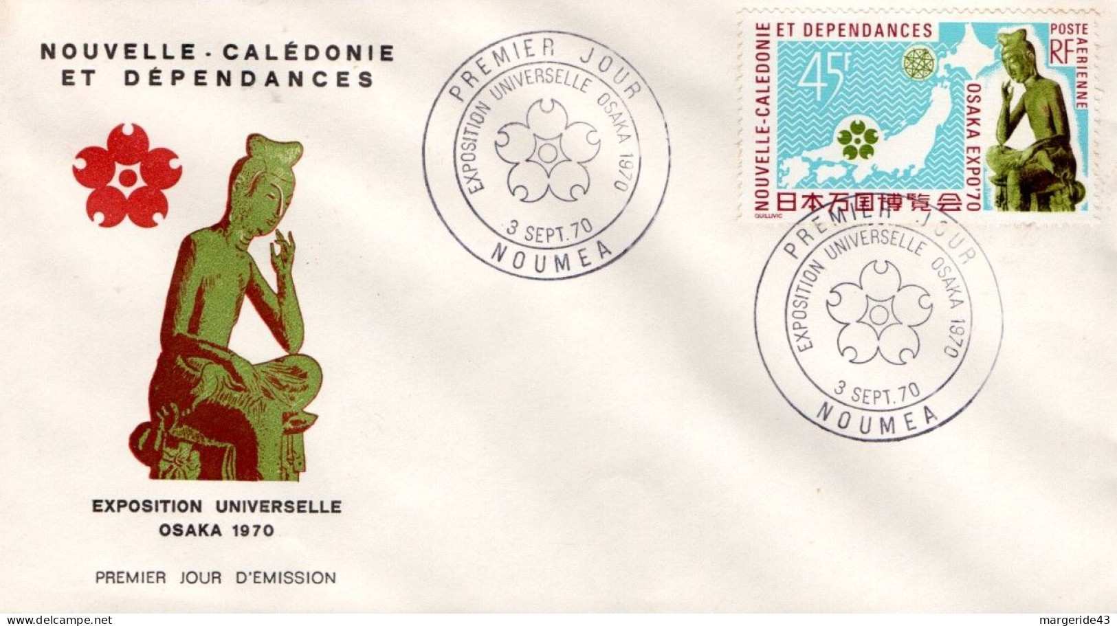 NOUVELLE CALEDONIE  LOT DE 59 FDC DIFFERENTES