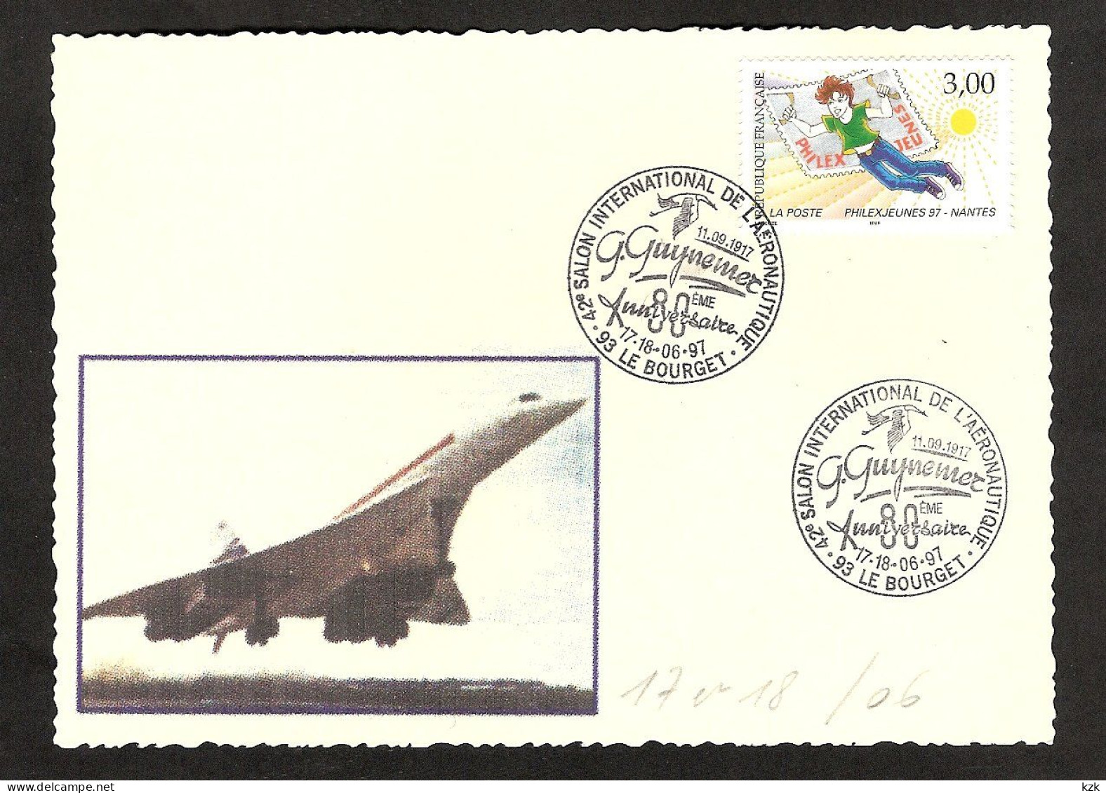 2 10	003	-	Salon De L'aéronautique  1997 - Briefmarkenausstellungen
