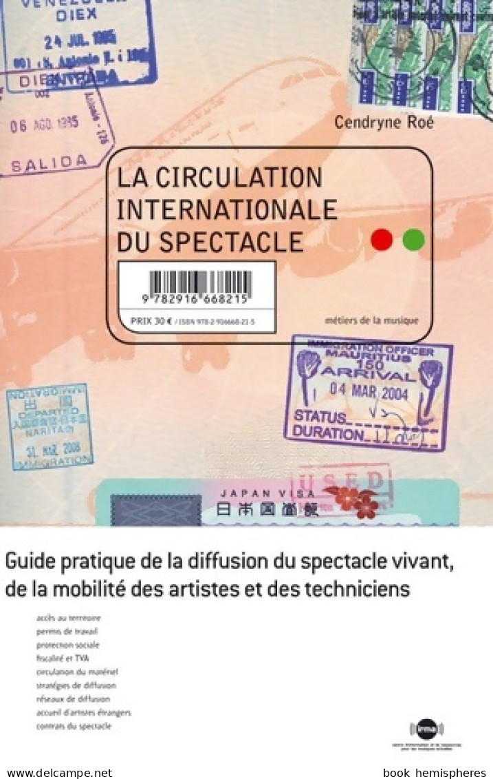 La Circulation Internationale Du Spectacle (2009) De Cendryne Roé - Droit