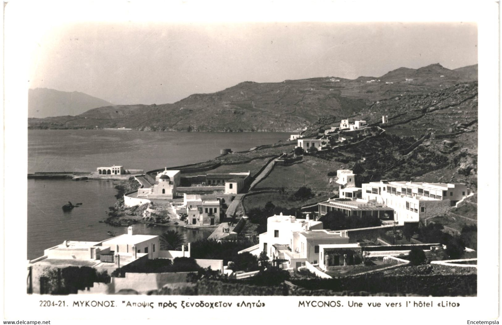 CPA Carte Postale Grèce Myconos Une Vue Vers L'hôtel  Lito  1904    VM80755 - Greece