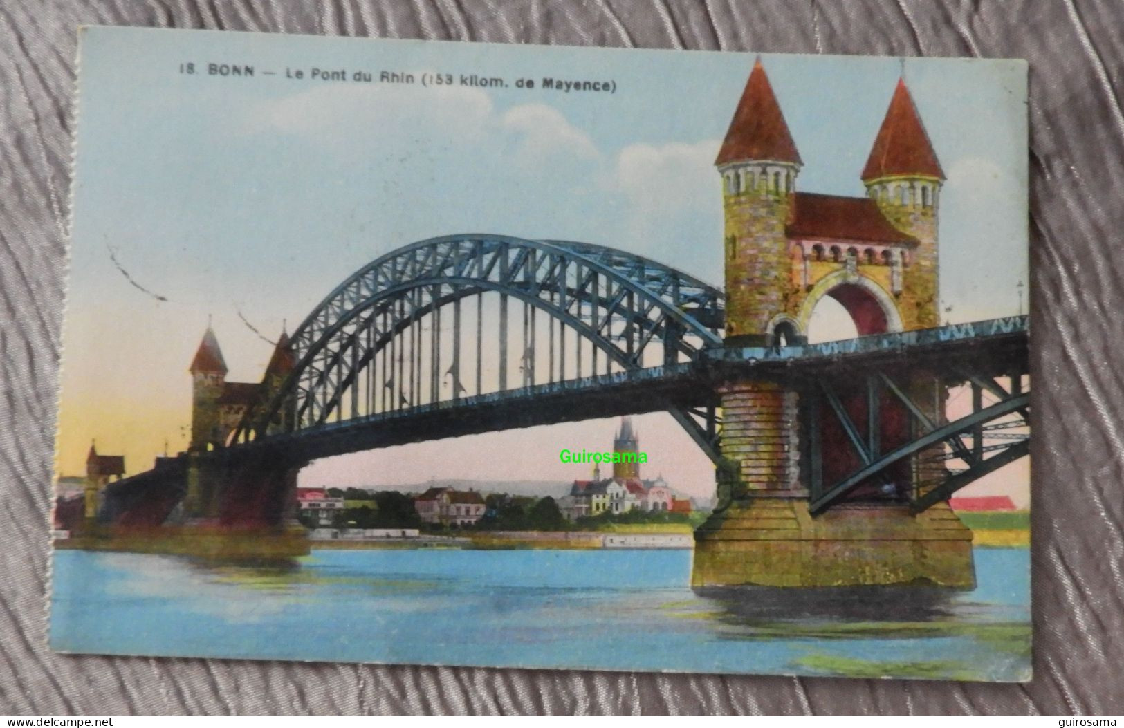 Bonn : Le Pont Du Rhin - 1927 - Cachet Aux Armées - Bruggen