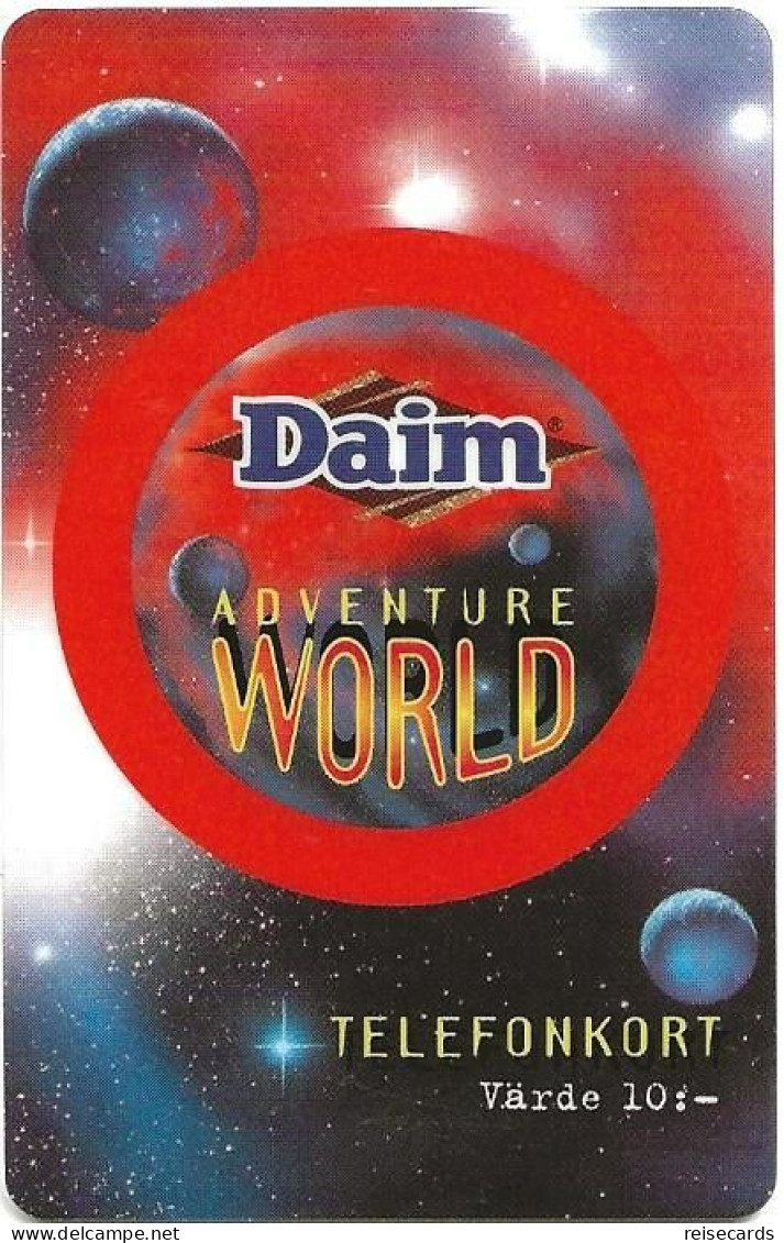 Sweden: Prepaid Tele2 - Daim Adventure World, Marabu Klubben - Suède