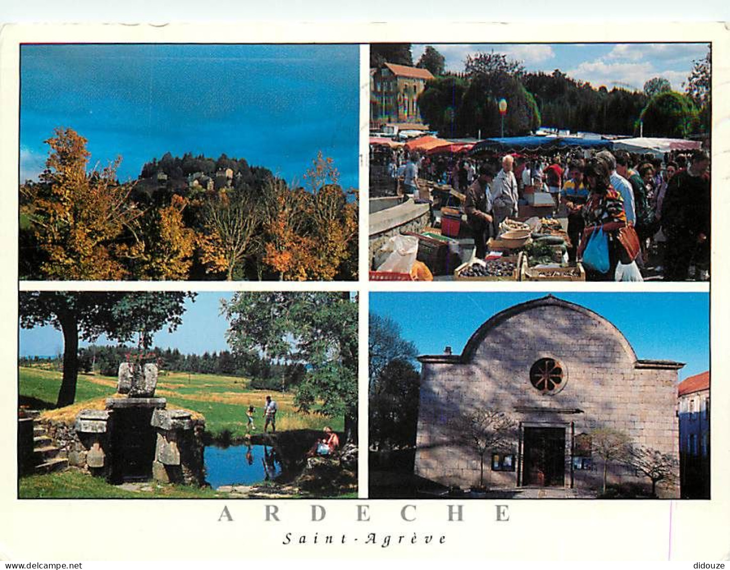 07 - Saint Agrève - Multivues - Marché - CPM - Voir Scans Recto-Verso - Saint Agrève