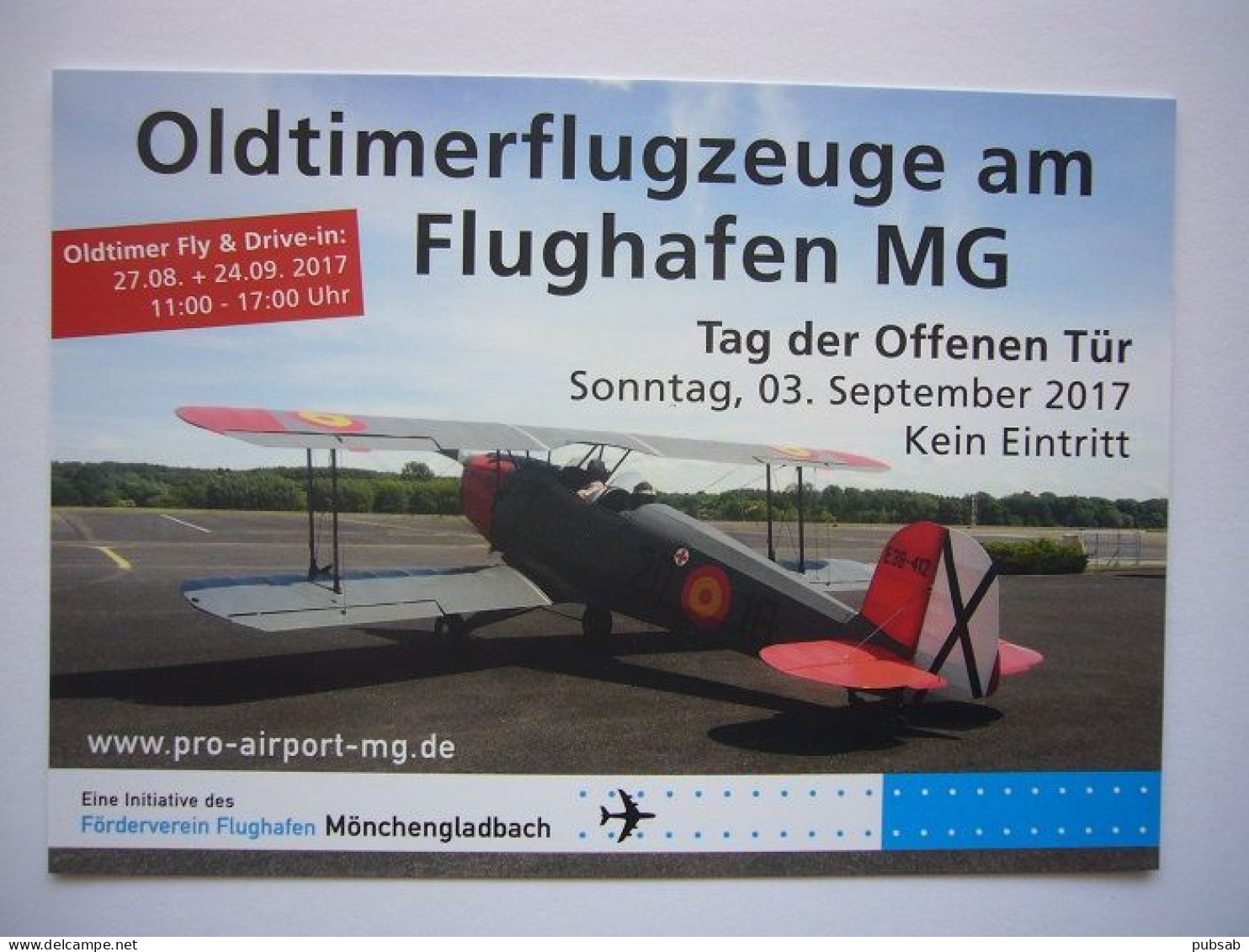 Avion / Airplane / Oldtimer Flugzeuge Am Flughafen Mönchengladbach / Stamp SV 4 / Aéroport / Airport - 1946-....: Moderne