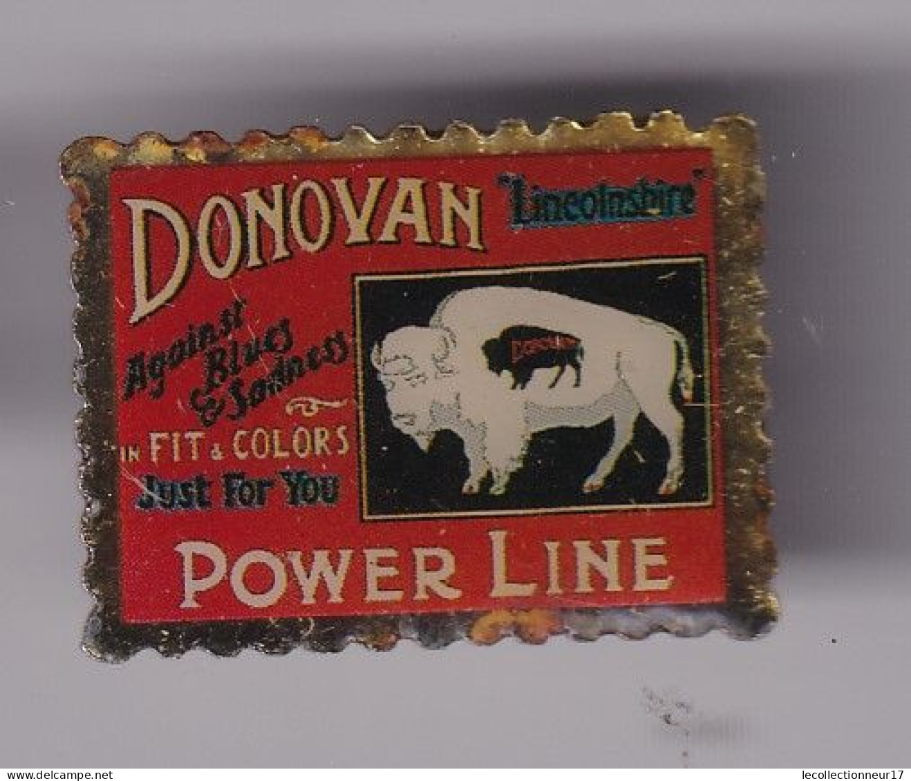 Pin's Donovan Power Line Bison Réf 8552 - Animaux