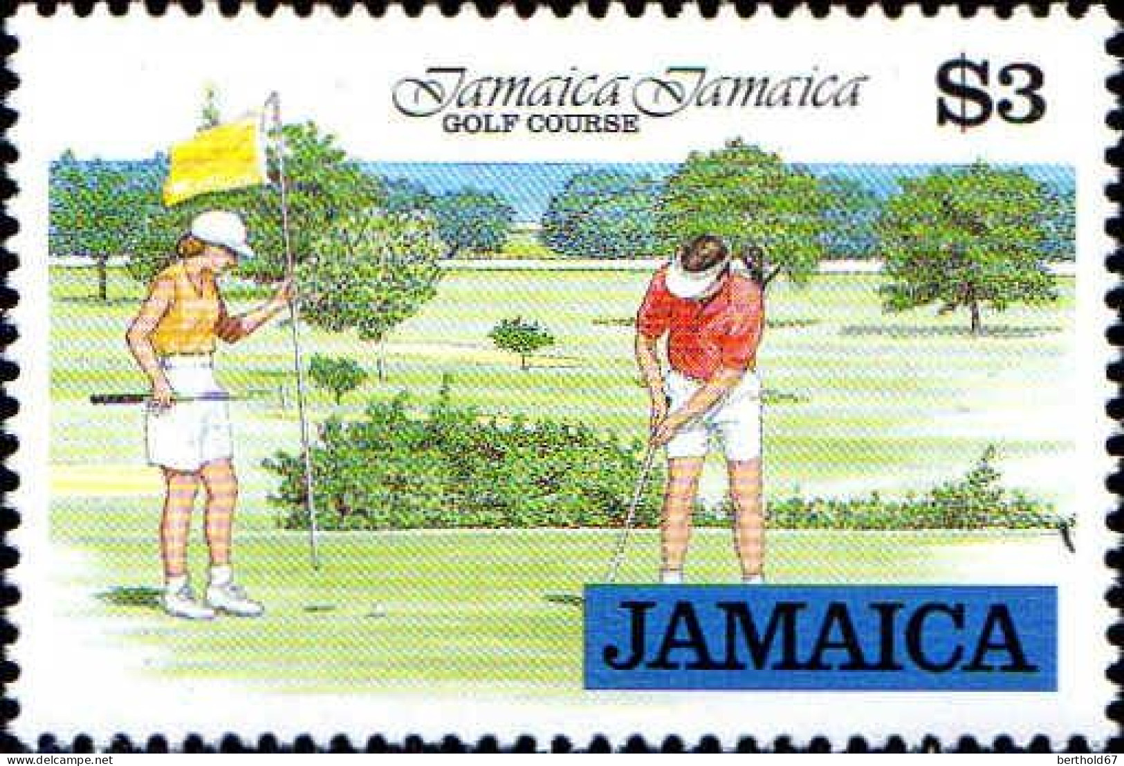 Jamaique Poste N** Yv: 841 Mi:816 Jamaica Jamaica Golf Course - Jamaica (1962-...)