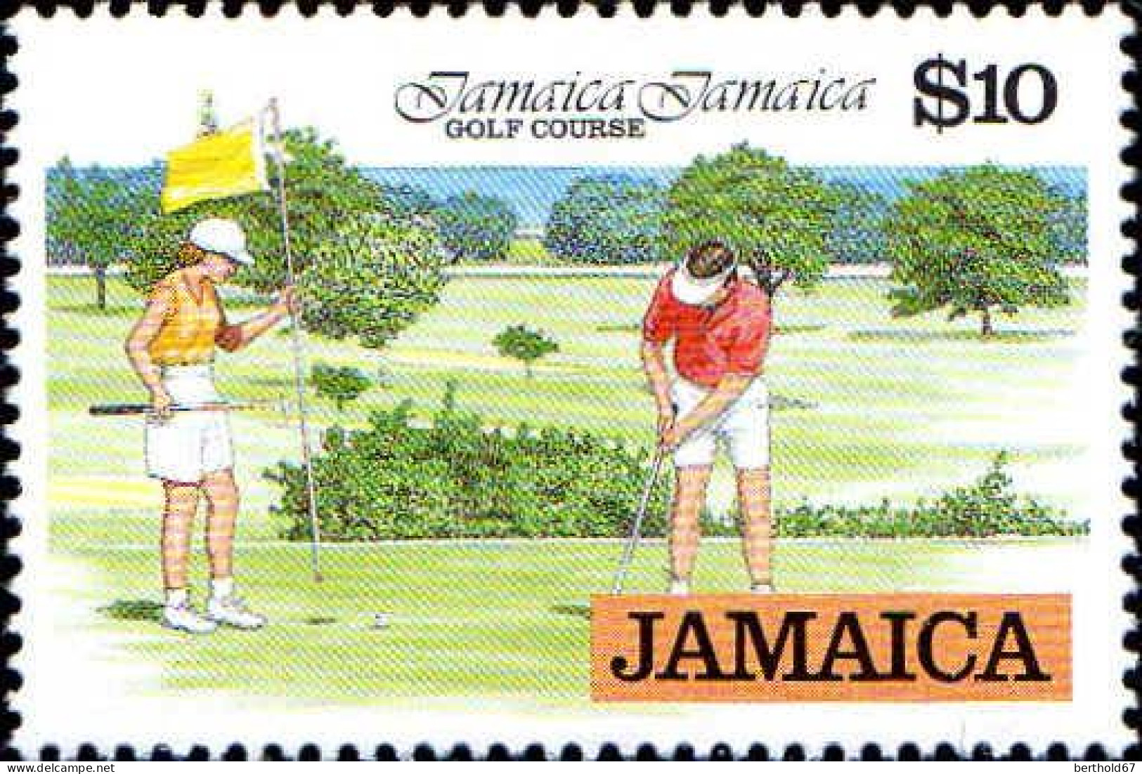 Jamaique Poste N** Yv: 842 Mi:817 Jamaica Jamaica Golf Course - Jamaica (1962-...)