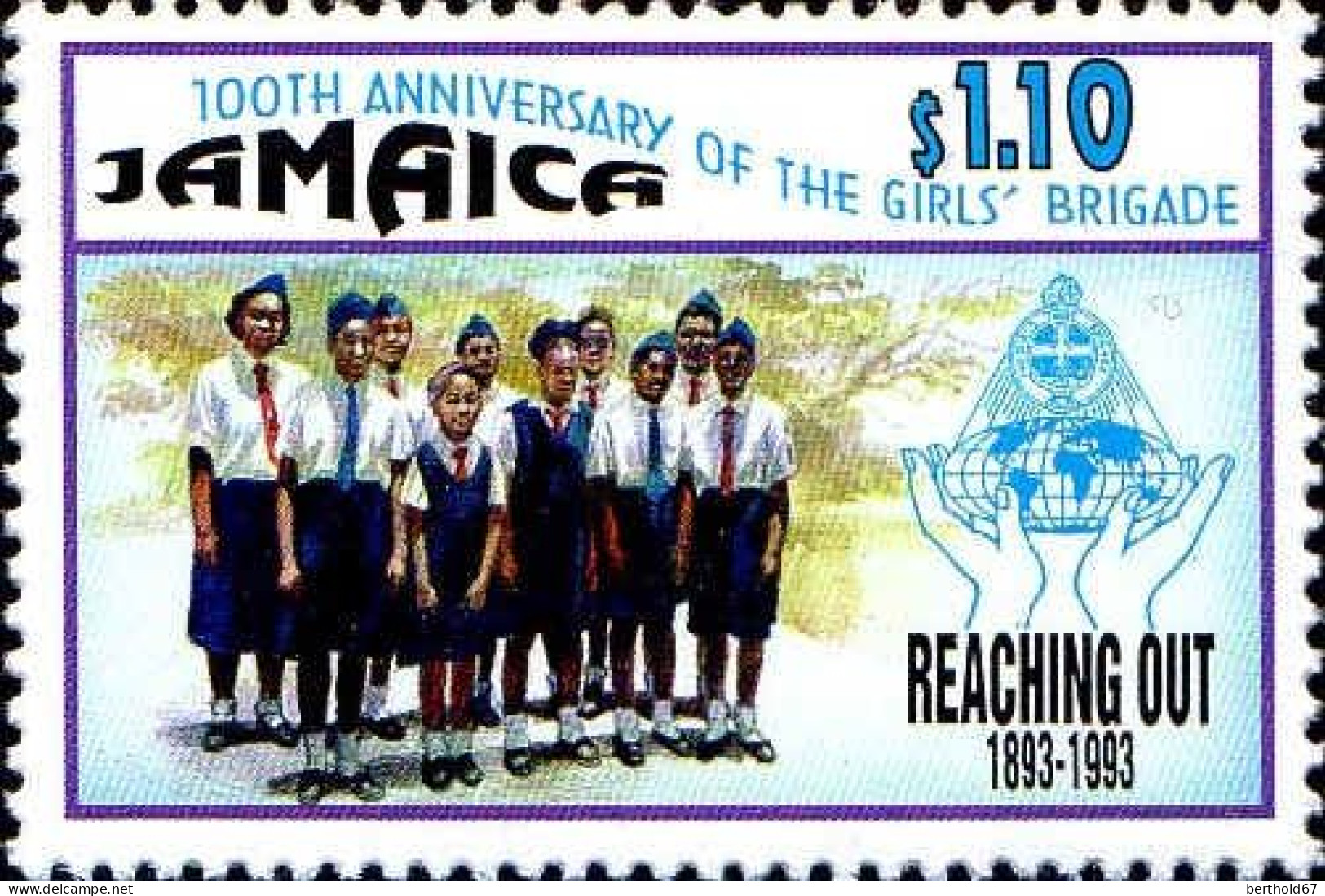 Jamaique Poste N** Yv: 827 Mi:807 100.Anniversary Of The Girls'Brigade - Jamaica (1962-...)