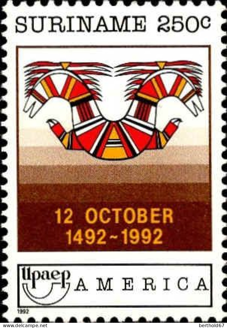 Suriname Poste N** Yv:1268/1269 America UPAE - Surinam