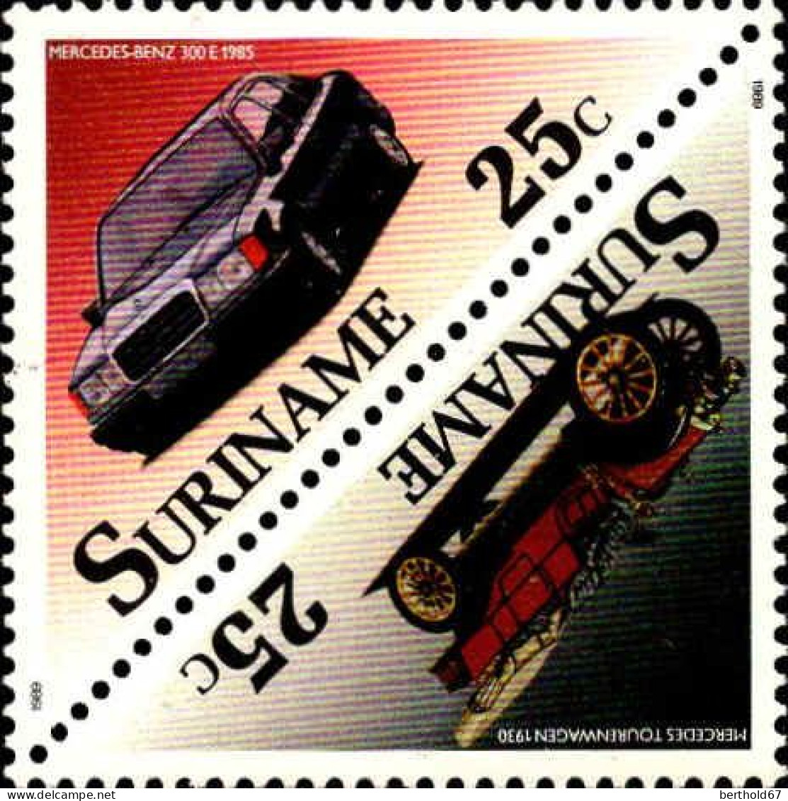 Suriname Poste N** Yv:1151/1162  Voitures - Suriname