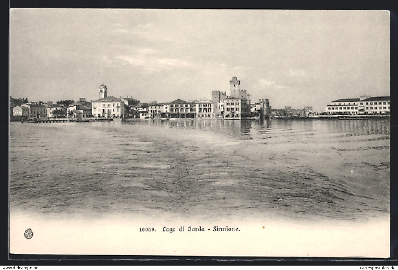 Cartolina Sirmione, Lago Di Garda, Blick über Den See  - Autres & Non Classés