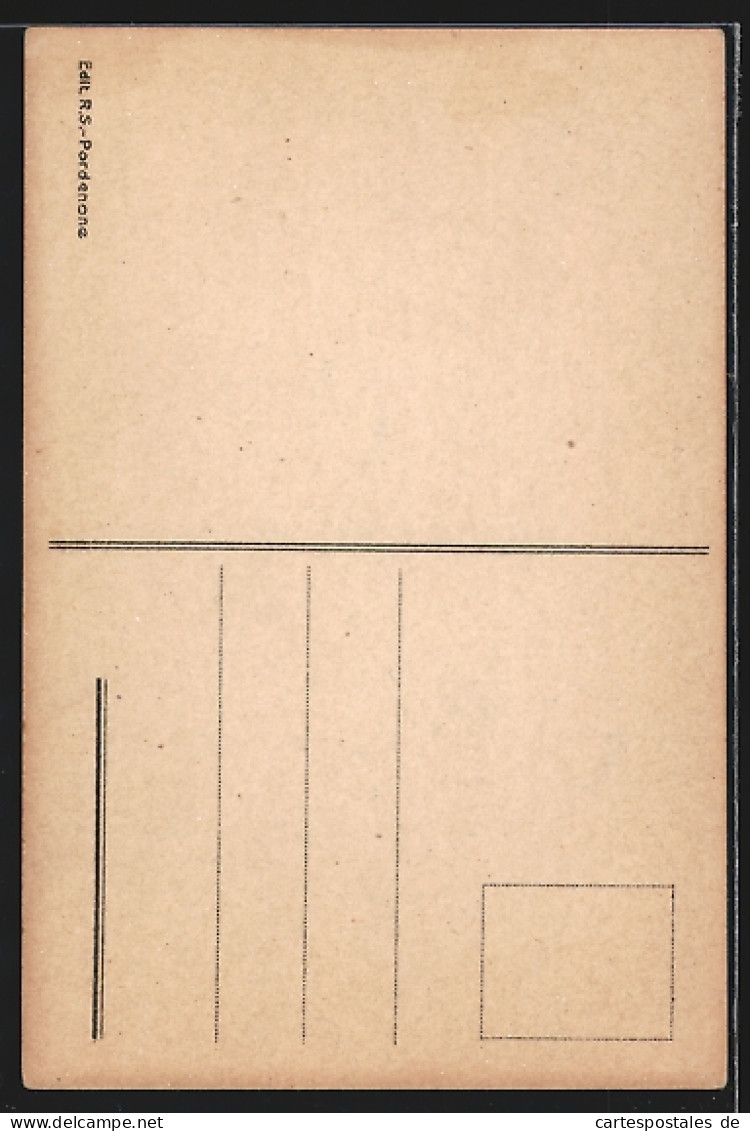 Cartolina Udine, Nuovo Palazzo Degli Uffici Del Comune  - Udine