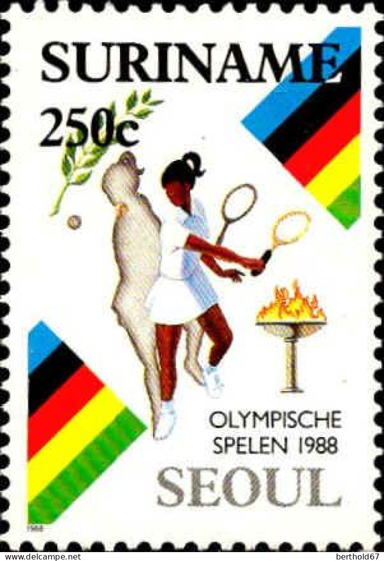 Suriname Poste N** Yv:1125/1128 Jeux Olympiques D'été Séoul - Summer 1988: Seoul