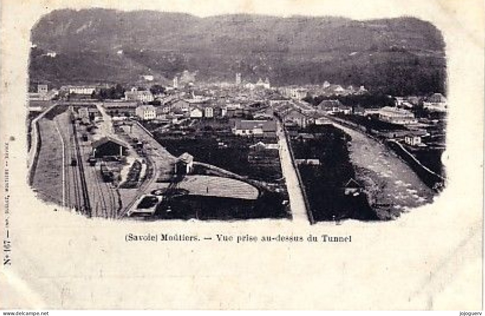 Moûtiers Vue Prise Au Dessus Du Tunnel ( Gare ; Avant 1903 - Moutiers