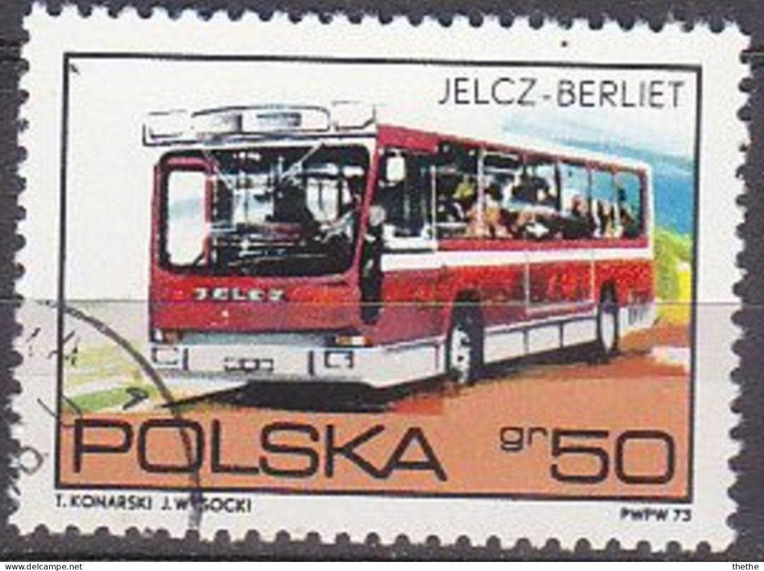 POLOGNE -  Voiture Jelcz-Berliet - Voitures