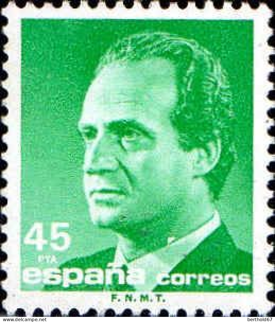 Espagne Poste N* Yv:2420 Mi:2683 Juan-Carlos Ier Profil Ed:2801 (défaut Gomme) - Ungebraucht