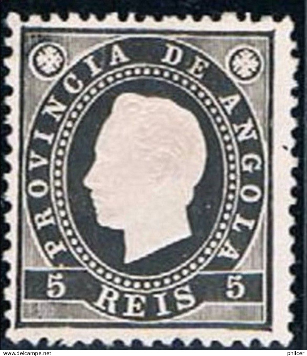 Angola, 1886, # 15 Dent. 12 1/2, MNG - Angola