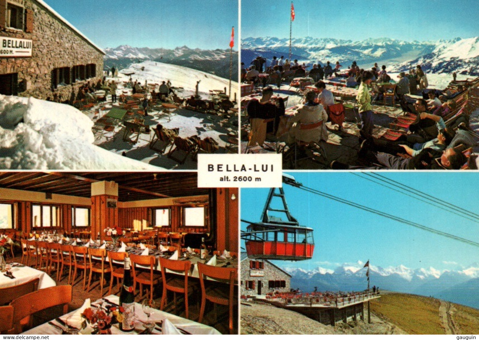 CPM - CRANS S/SIERRE - Restaurant D'altitude "Bella-Lui " Alpes Valaisannes ...Edition Photoglob. - Crans-Montana