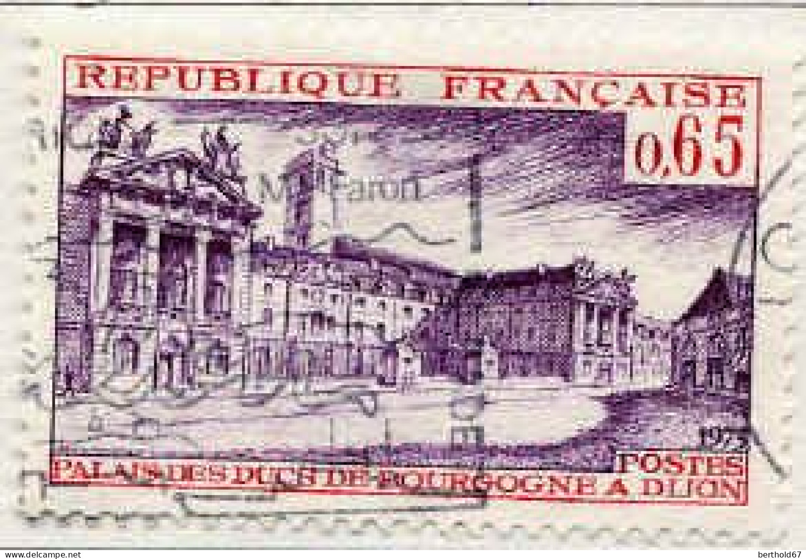 France Poste Obl Yv:1757 Mi:1833 Palais Des Ducs De Bourgogne Dijon (Belle Obl.mécanique) - Used Stamps