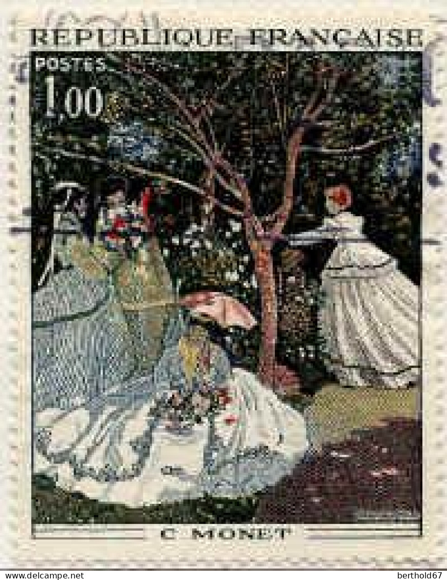 France Poste Obl Yv:1703 Mi:1798 Claude Monet Femmes Au Jardin (Belle Obl.mécanique) - Used Stamps