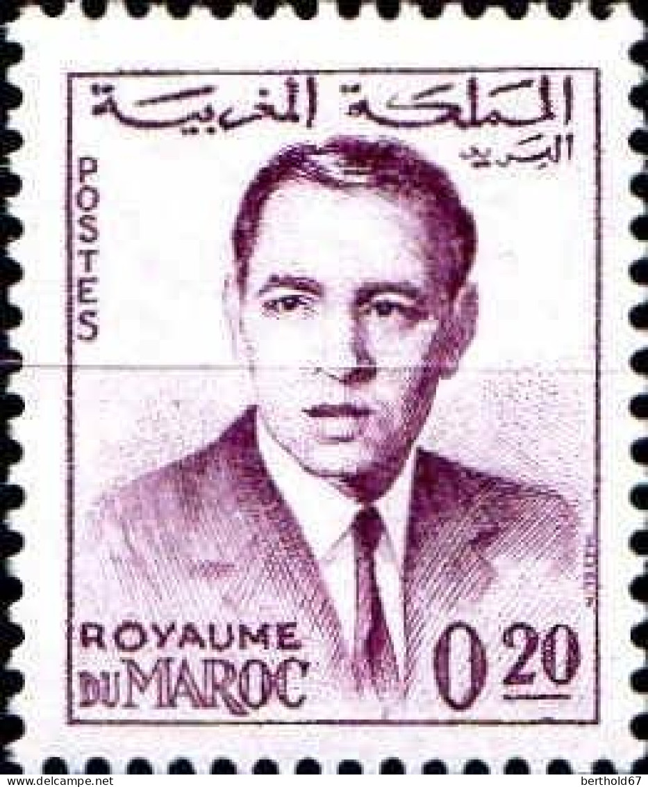 Maroc Poste N** Yv: 440 Mi 494I Hassan II - Maroc (1956-...)