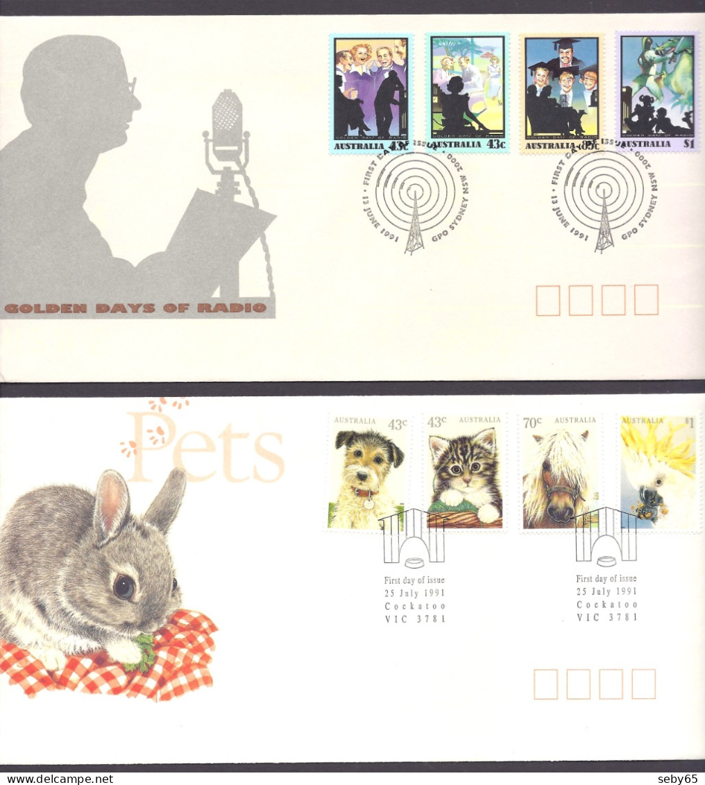 Australia 1991 - Complete Year Collection, First Day Cover, Covers, Full Year Set, 13 FDC’s - FDC