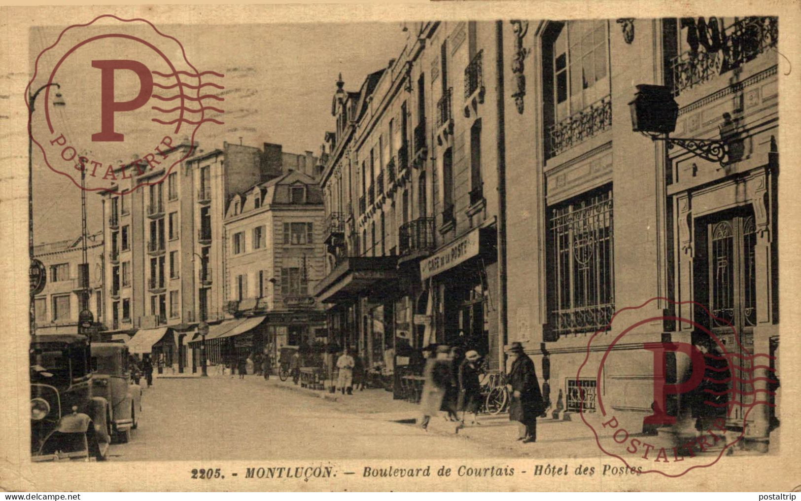 FRANCIA. FRANCE. MONTLUÇON. BOULEVARD COURTAIS. - Montlucon