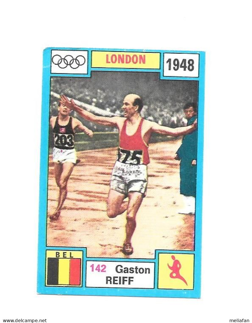CD40 - IMAGE PANINI ALBUM OLYMPIA - JEUX OLYMPIQUES LONDRES 1948 - GASTON REIFF - Athlétisme