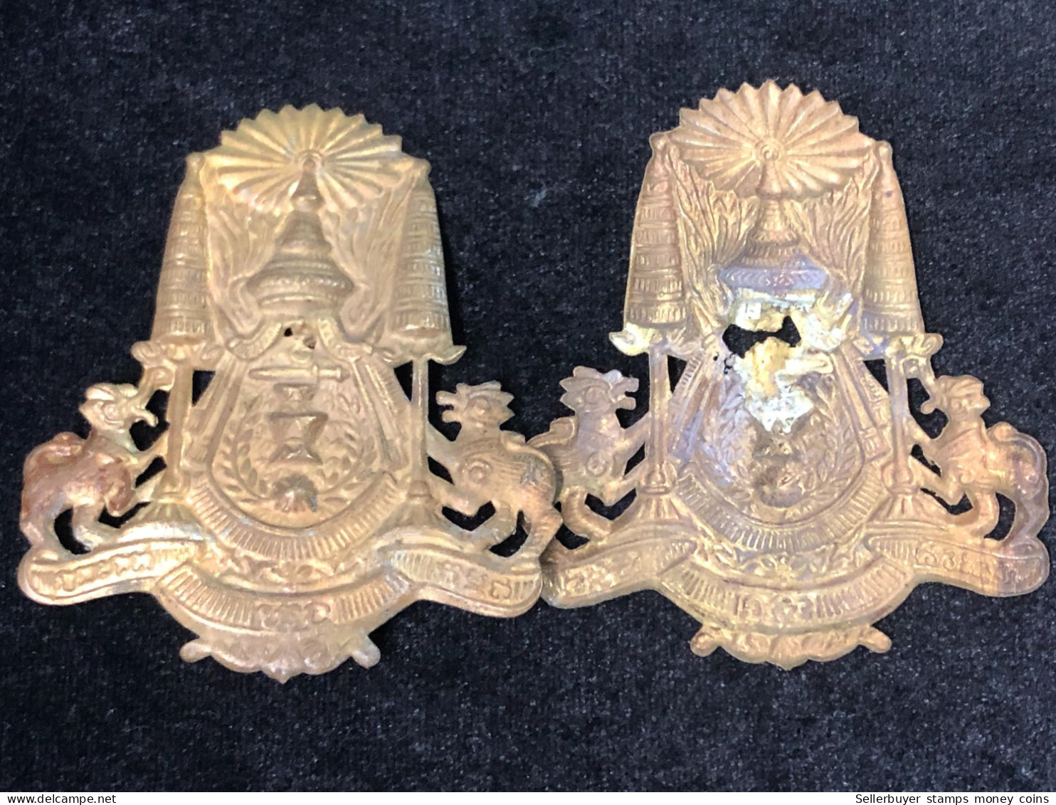 Thailand And Cambodia Cambodge Medal Pre1975 Orginal Vintage.-1pcs Rare - Autres & Non Classés