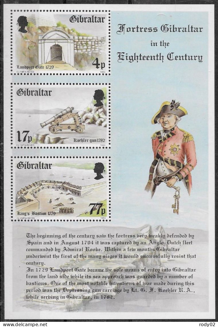 GIBRALTAR - FORTERESSE - BF 7 - NEUF** MNH - Andere & Zonder Classificatie