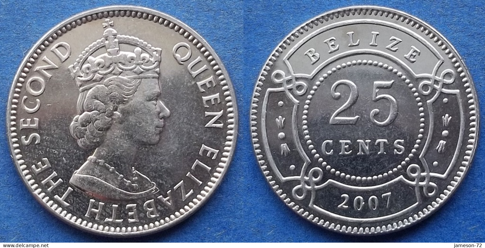 BELIZE - 25 Cents 2007 KM# 36 Independent Since 1973 - Edelweiss Coins - Belize