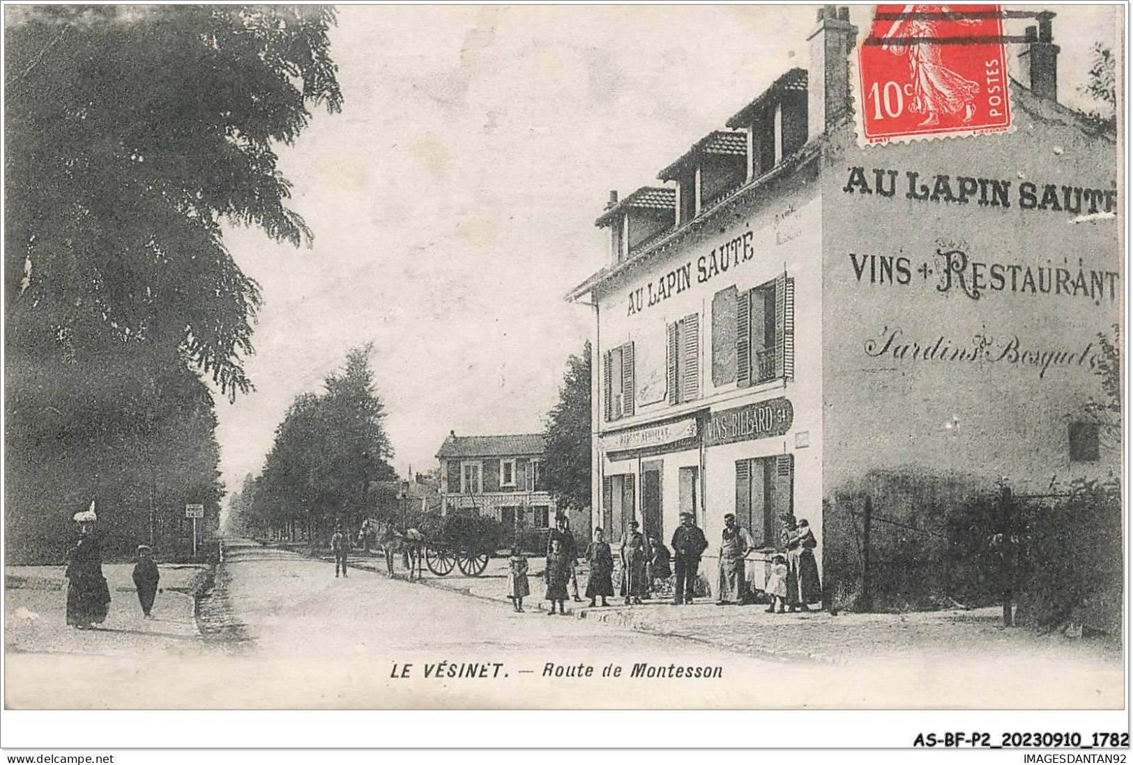 AS#BFP2-78-0892 - LE VESINET - Route De Montesson - Restaurant Au Lapin Sauté - Le Vésinet