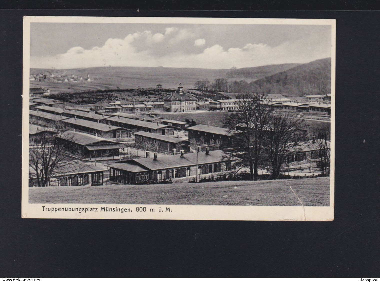 Dt. Reich AK Truppenübungsplatz Münsingen 1939 Gelaufen - Münsingen