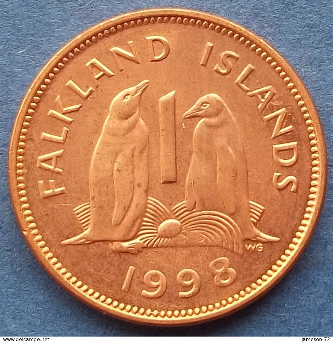 FALKLAND - 1 Penny 1998 "Penguins" KM# 2a British Colony Elizabeth II Decimal Coinage (1971-2022) - Edelweiss Coins - Falkland Islands