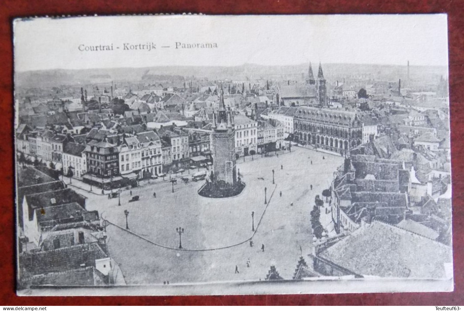 Cpa Kortrijk ; Panorama - Beaux Timbres - Kortrijk