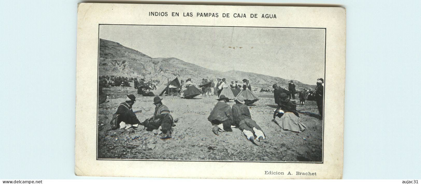 Bolivie - Bolivia - Indios En Las Pampas De Caja De Agua - état - Bolivië