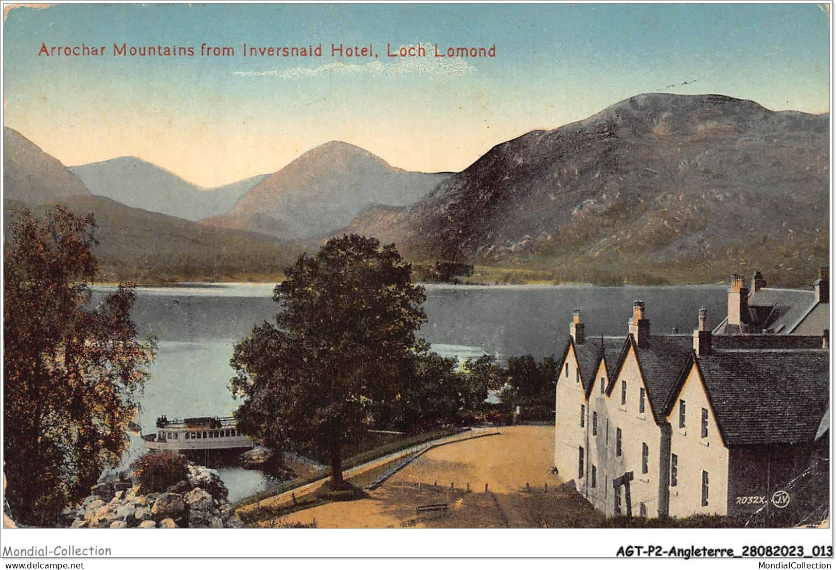 AGTP2-0068-ANGLETERRE - Arrochar Mountains From Inversnald Hotel , LOCH LOMOND  - Other & Unclassified