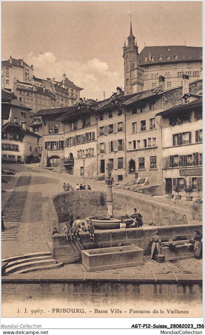 AGTP12-0947-SUISSE- FRIBOURG - Basse Ville - Fontaine De La Vaillance  - Fribourg