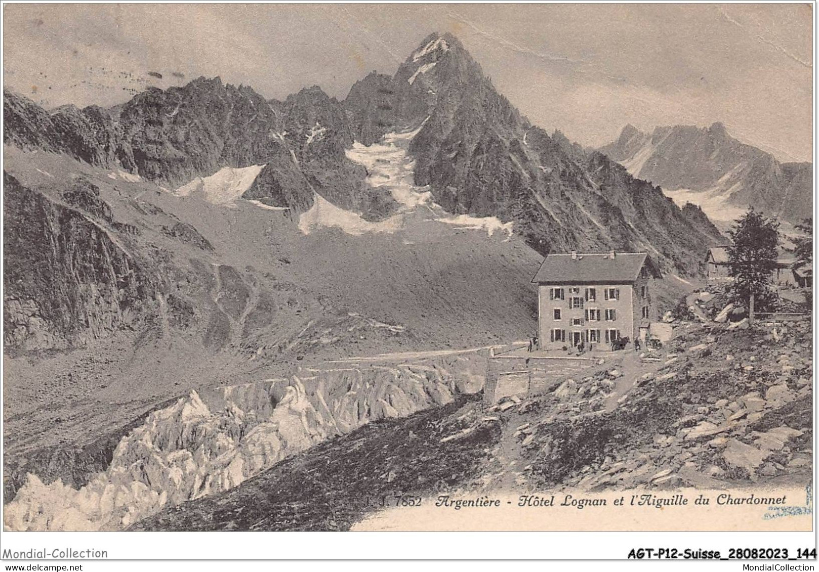 AGTP12-0941-SUISSE- GENEVE - Argentière - Hotel Lognan Et L'aiguille Du Chardonnet  - Genève