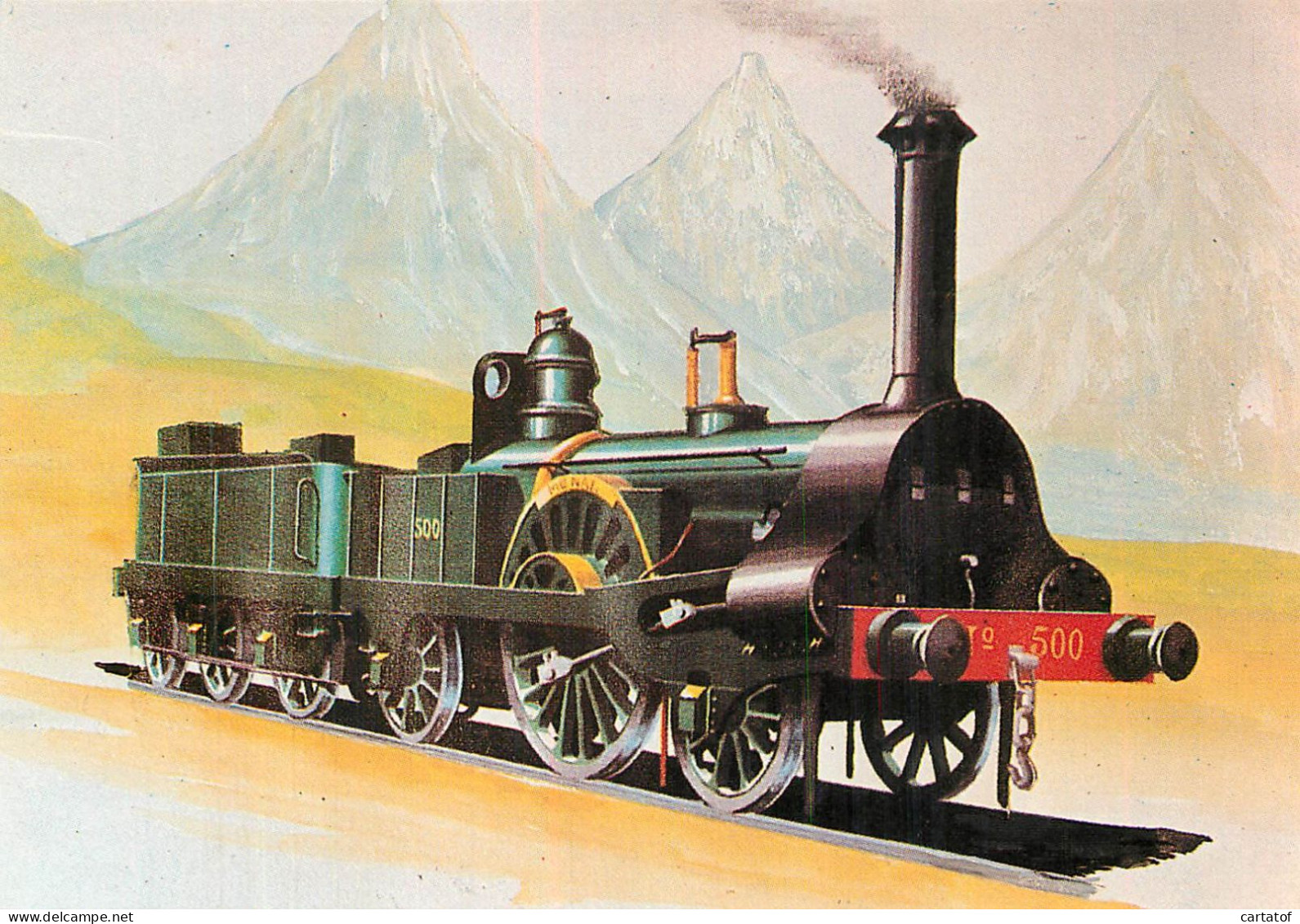 Type 1 A 1 .  1845 . Locomotive 500 . - Materiale