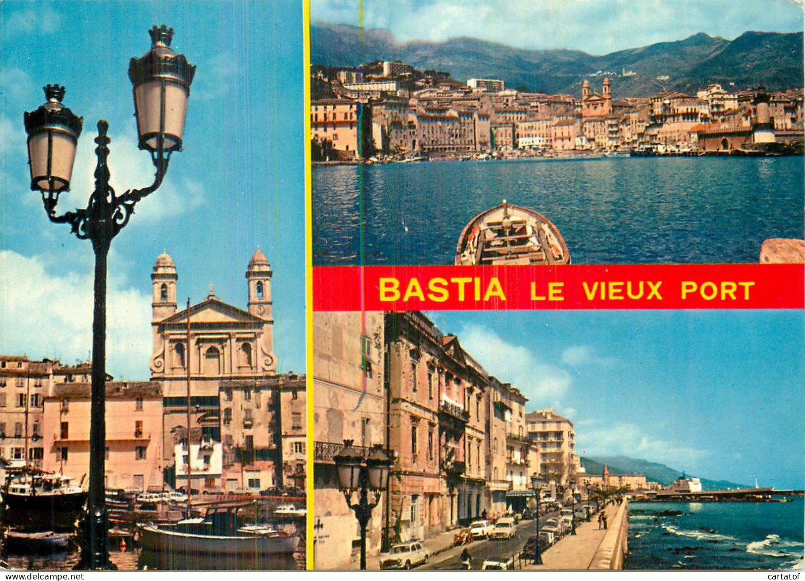 BASTIA . Le Vieux Port .  CP Multivues - Bastia