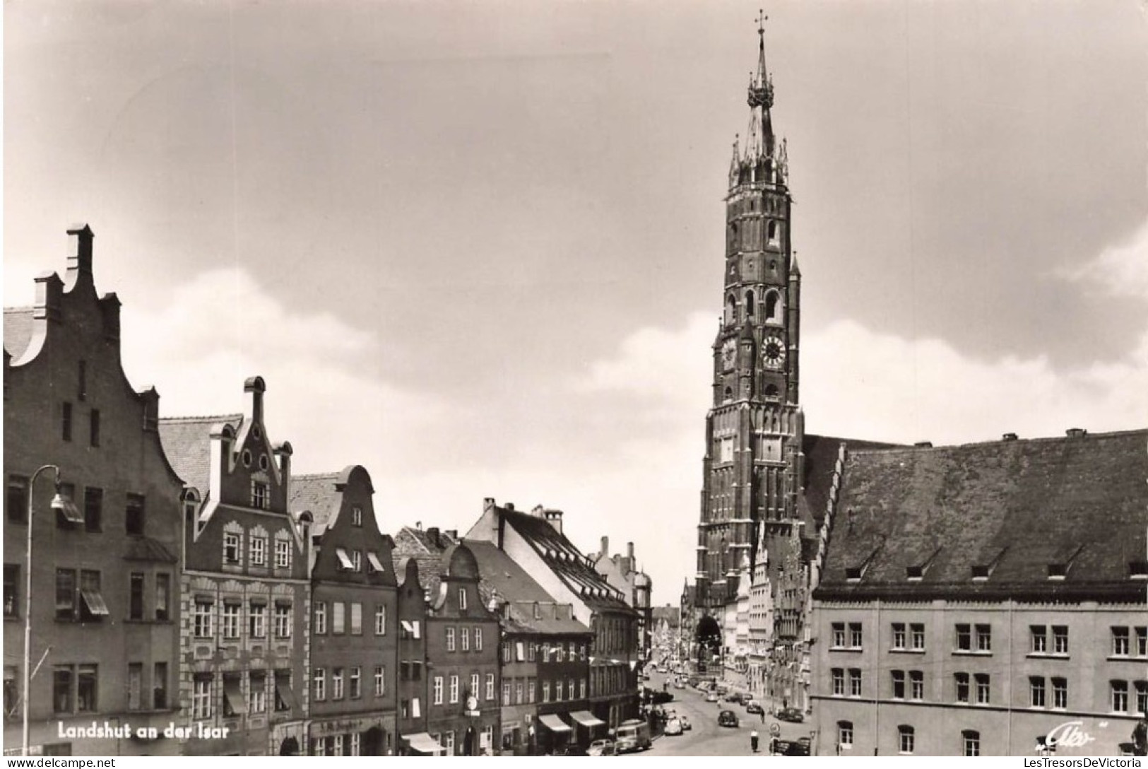 ALLEMAGNE - Landshut An Der Isar - Animé - Voitures - Vue Générale - Carte Postale - Landshut