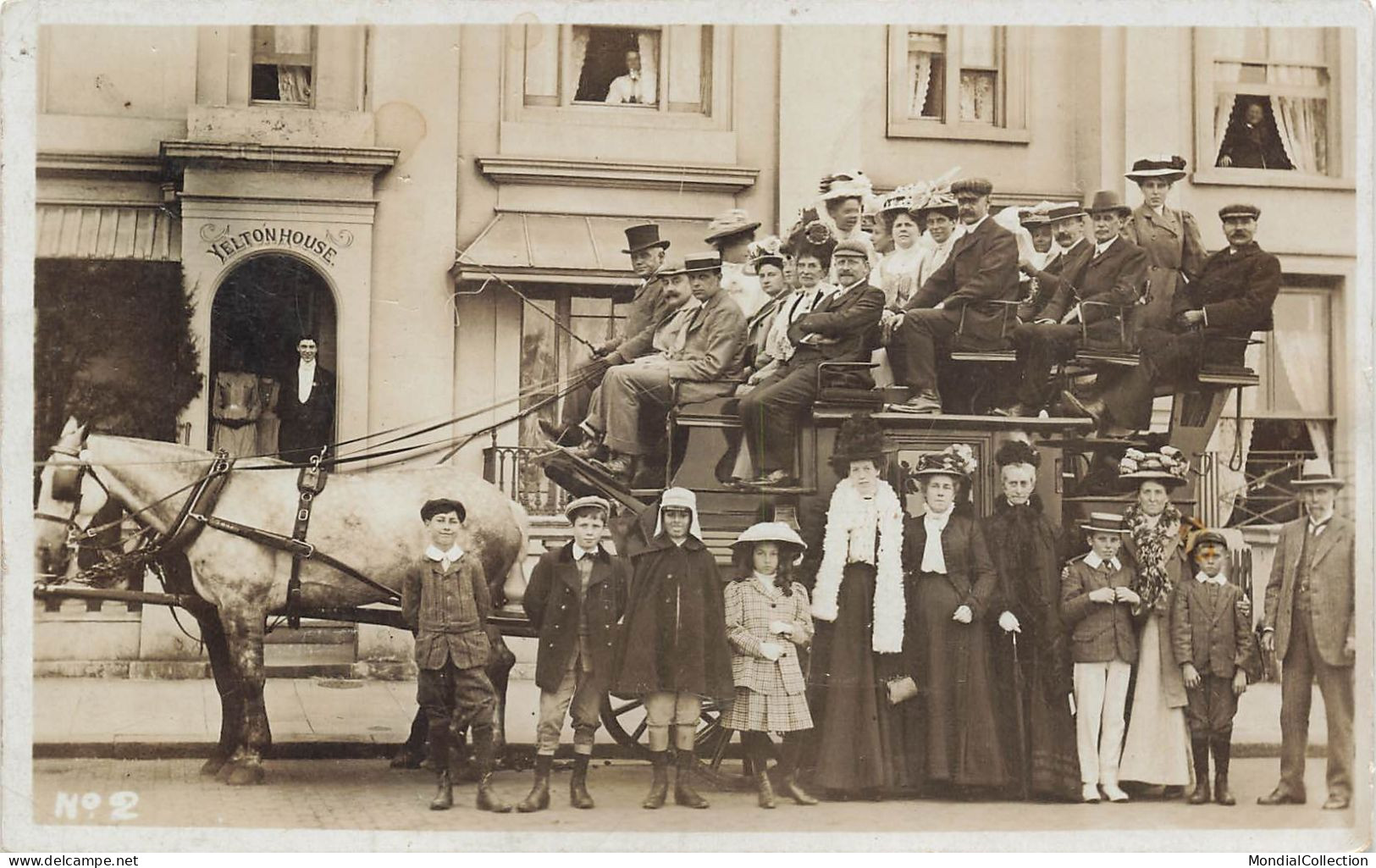 MIKIBP12-071- ROYAUME UNI ANGLETERRE DILIGENCE CARTE PHOTO - Hastings