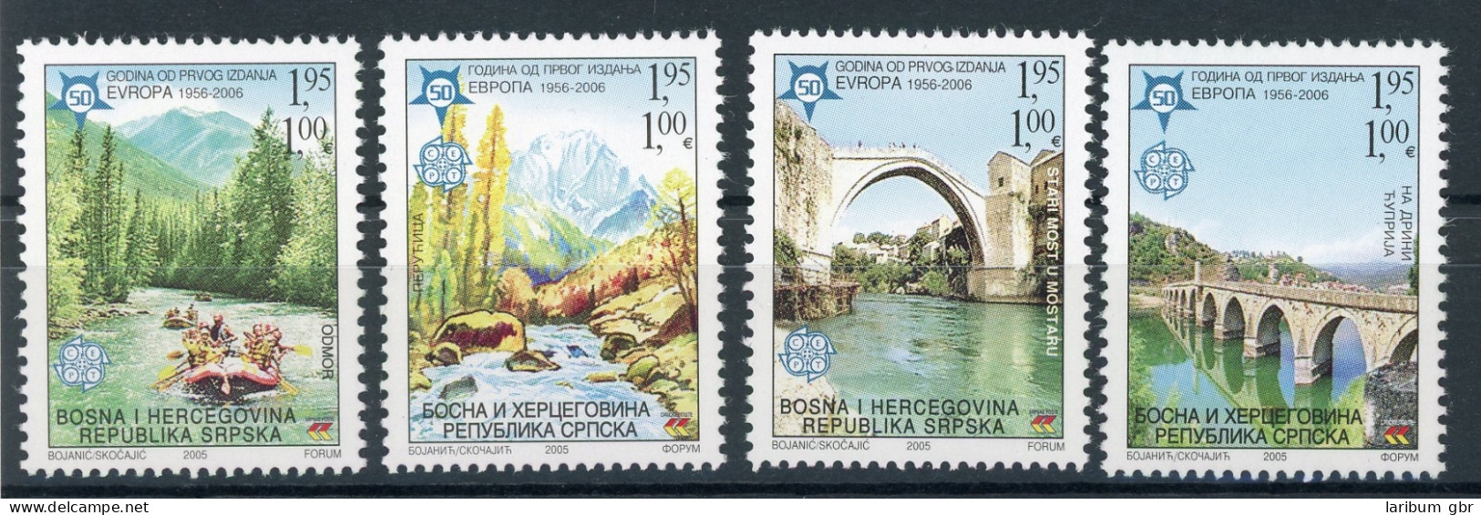 Bosnien Herz. Serb.Rep. 339-342 Postfrisch 50 J. Europam. #IN713 - Bosnie-Herzegovine