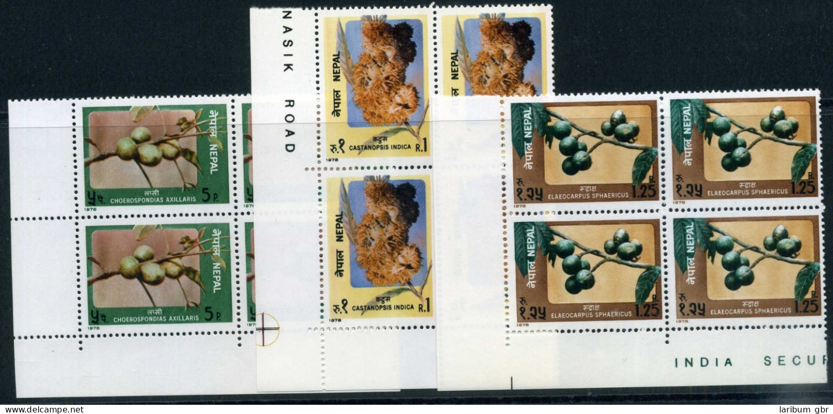 Nepal 365-367 Postfrisch Pflanzen #HD162 - Anguilla (1968-...)