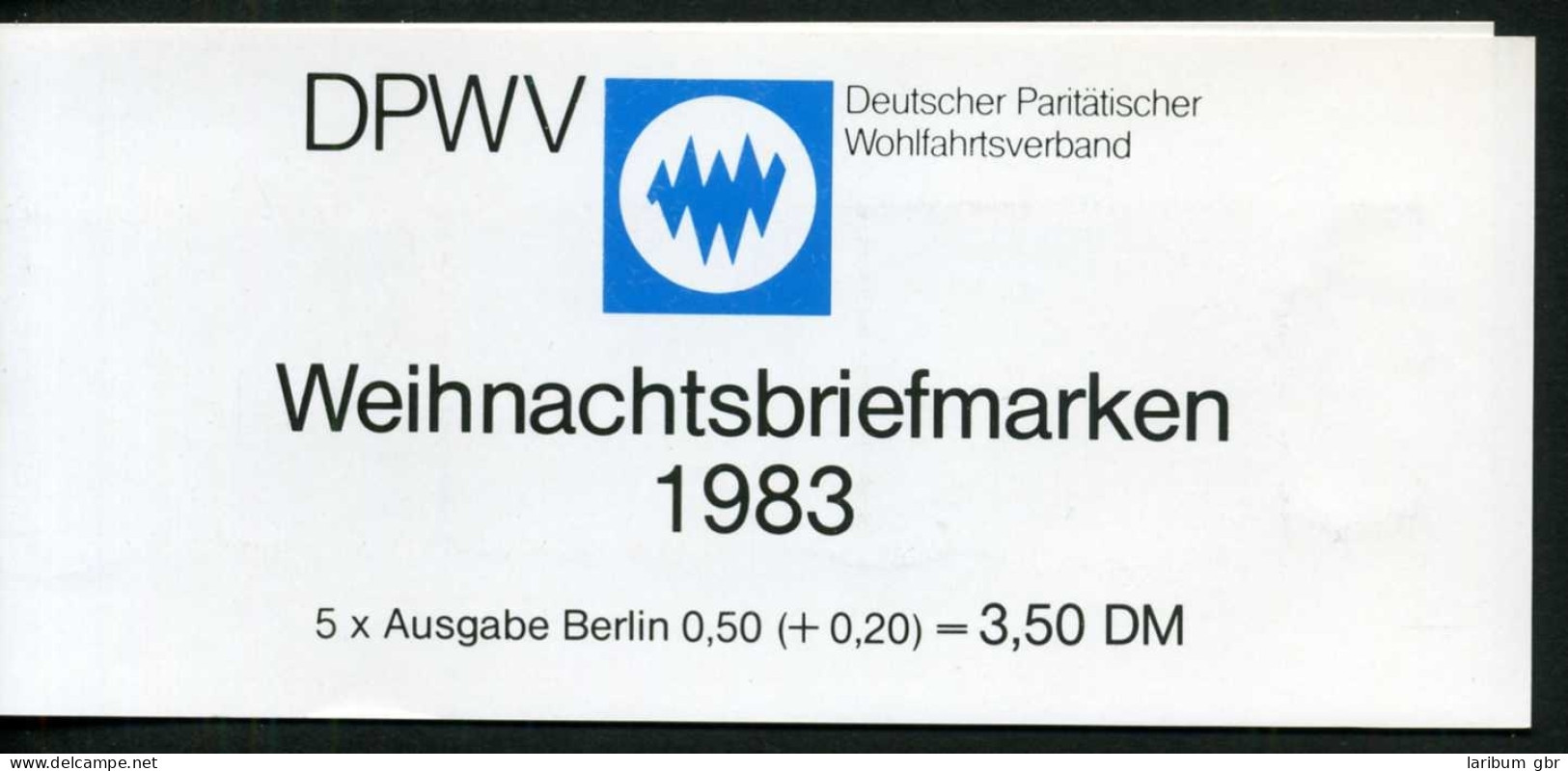 Berlin Markenheftchen DPWV 707 Gestempelt Berlin #IT611 - Postzegelboekjes