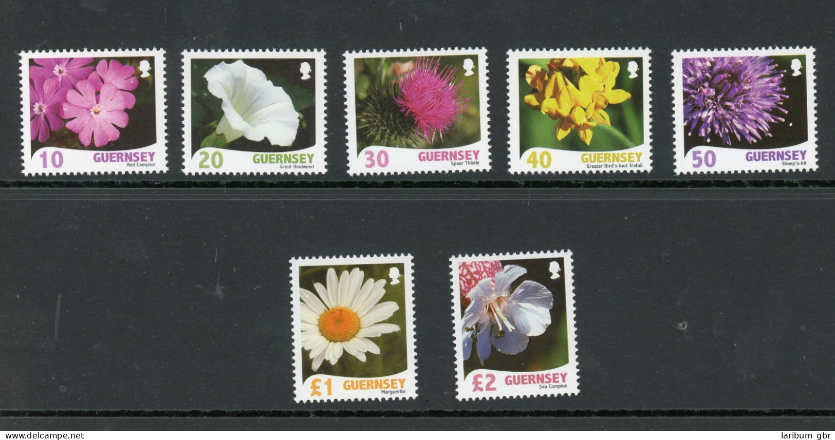 Guernsey 1172-1178 Postfrisch Blumen #IN165 - Guernesey