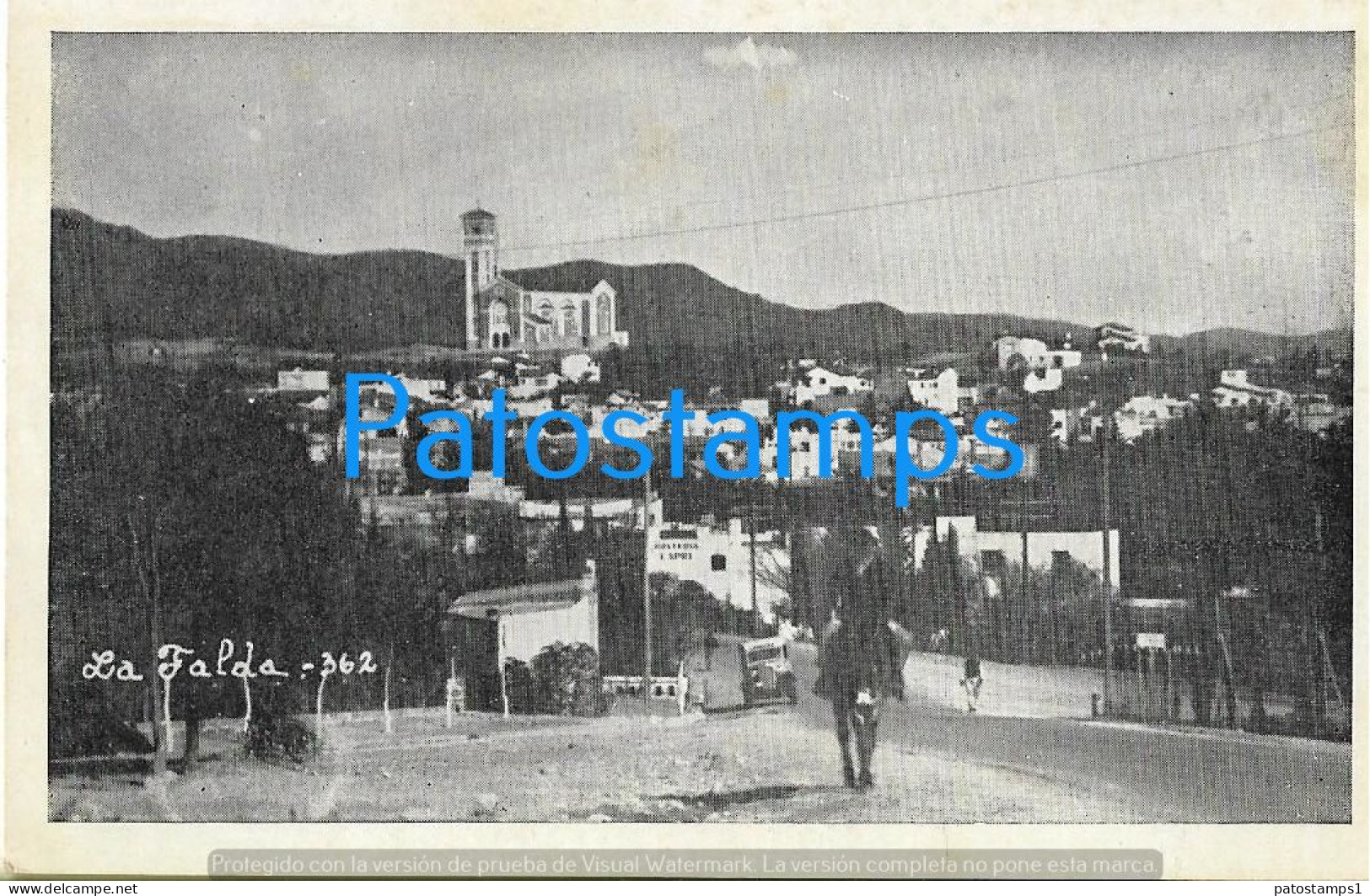 228835 ARGENTINA CORDOBA LA FALDA VISTA PARCIAL POSTAL POSTCARD - Argentine