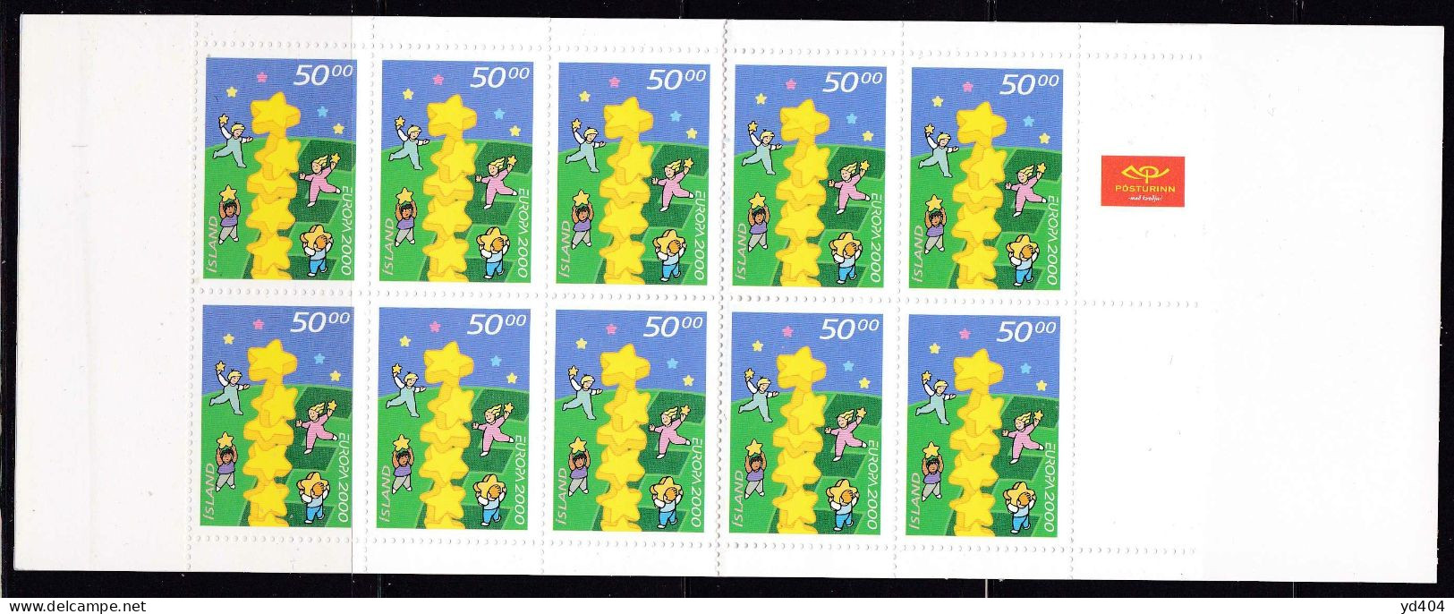 IS674 – ISLANDE - ICELAND - BOOKLETS - 2000 - EUROPA - Y&T # C890 MNH 22 € - Markenheftchen