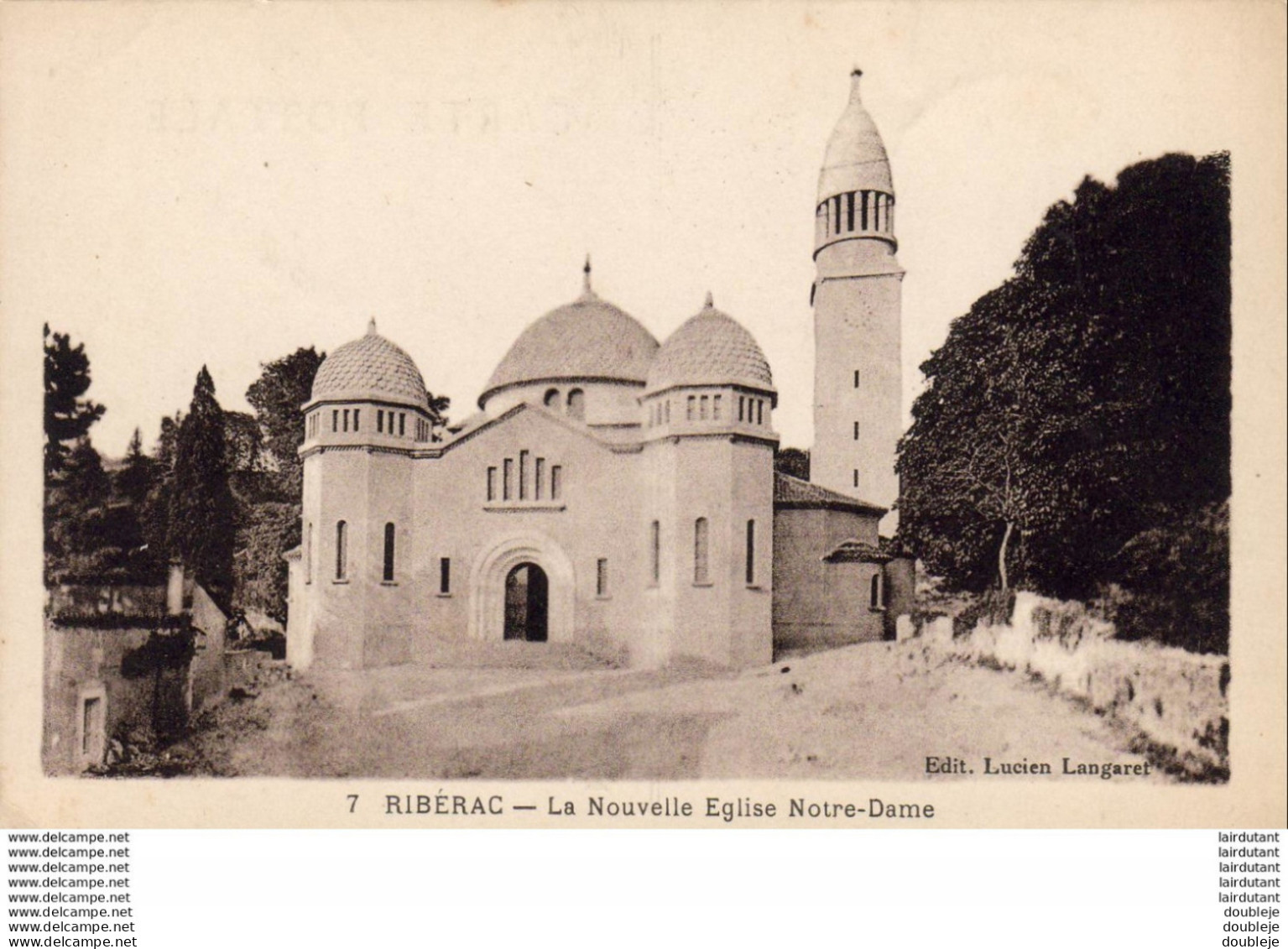 D24  RIBERAC   La Nouvelle Eglise Notre Dame - Riberac